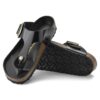 Gizeh Big Buckle Naturleder Lack
