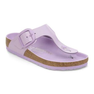 Gizeh Big Buckle Naturleder Lack Hochglanz Crocus