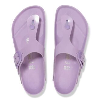 Gizeh Big Buckle Naturleder Lack Hochglanz Crocus