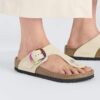 Gizeh Big Buckle Naturleder Nubuk