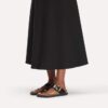 Gizeh Droplet Buckle Naturleder Lack