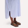 Gizeh Droplet Buckle Naturleder Lack