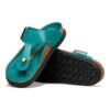 Gizeh Droplet Buckle Naturleder Lack
