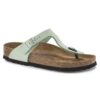 Gizeh Soft Footbed Nubukleder Matcha Gizeh Soft Footbed Nubukleder Matcha