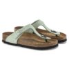 Gizeh Soft Footbed Nubukleder Matcha Gizeh Soft Footbed Nubukleder Matcha