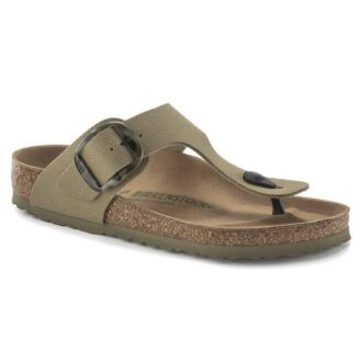 Gizeh Vegan Big Buckle Textil Faded Khaki