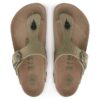 Gizeh Vegan Big Buckle Textil Faded Khaki Gizeh Vegan Big Buckle Textil Faded Khaki