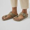 Gizeh Vegan Big Buckle Textil Faded Khaki Gizeh Vegan Big Buckle Textil Faded Khaki