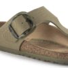 Gizeh Vegan Big Buckle Textil Faded Khaki Gizeh Vegan Big Buckle Textil Faded Khaki