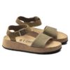 Glenda Wildleder-Textil Faded Khaki