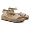 Glenda Wildleder-Textil Sandcastle