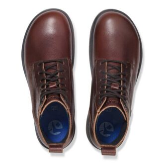 Highwood Lace Mid Herren Leder Schokoladenbraun