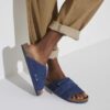 Kyoto Nubukleder Desert Buck Indigoblau