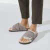 Kyoto Shearling Wildleder-Lammfell Stone Coin