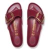 Madrid Big Buckle Naturleder Lack