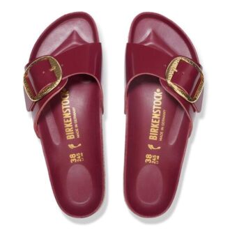 Madrid Big Buckle Naturleder Lack