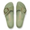 Madrid Big Buckle Naturleder Lack