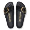 Madrid Big Buckle Naturleder Lack