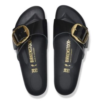 Madrid Big Buckle Naturleder Lack