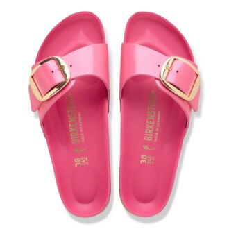Madrid Big Buckle Naturleder Lack