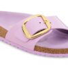 Madrid Big Buckle Naturleder Lack