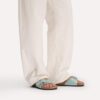 Madrid Big Buckle Naturleder Lack