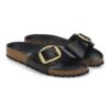 Madrid Big Buckle Naturleder Lack