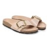 Madrid Big Buckle Naturleder Lack