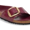 Madrid Big Buckle Naturleder Lack