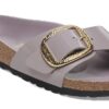 Madrid Big Buckle Naturleder Lack