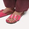 Madrid Big Buckle Naturleder Lack