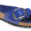 Madrid Big Buckle Naturleder Lack