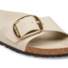 Madrid Big Buckle Naturleder Lack