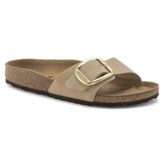 Madrid Big Buckle Naturleder Nubuk