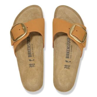 Madrid Big Buckle Nubukleder Burnt Orange