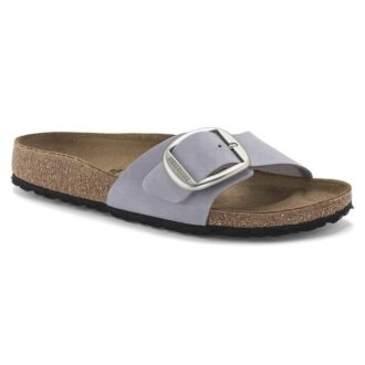 Madrid Big Buckle Nubukleder Purple Fog