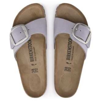 Madrid Big Buckle Nubukleder Purple Fog