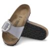 Madrid Big Buckle Nubukleder Purple Fog