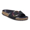 Madrid Big Buckle Nubukleder Schwarz