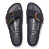 Madrid Big Buckle Nubukleder Schwarz