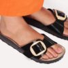 Madrid Big Buckle Pearl Naturleder Lack