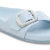 Madrid Big Buckle Pearl Naturleder Lack