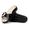 Madrid Big Buckle Pearl Naturleder Lack