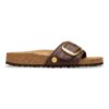 Madrid Big Buckle Raffia Textil