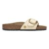 Madrid Big Buckle Raffia Textil