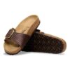 Madrid Big Buckle Raffia Textil