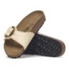 Madrid Big Buckle Raffia Textil