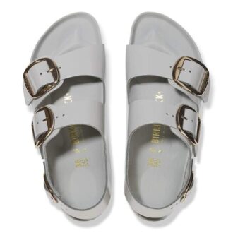 Milano Big Buckle Naturleder Lack