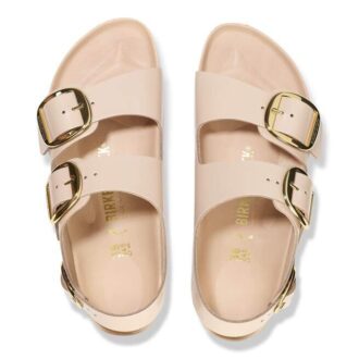 Milano Big Buckle Naturleder Lack