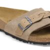 Oita Braided Wildleder